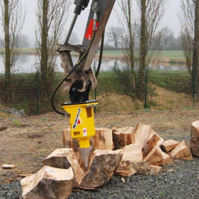 Rabaud, Fendeuse à vis pour pelles : FRH