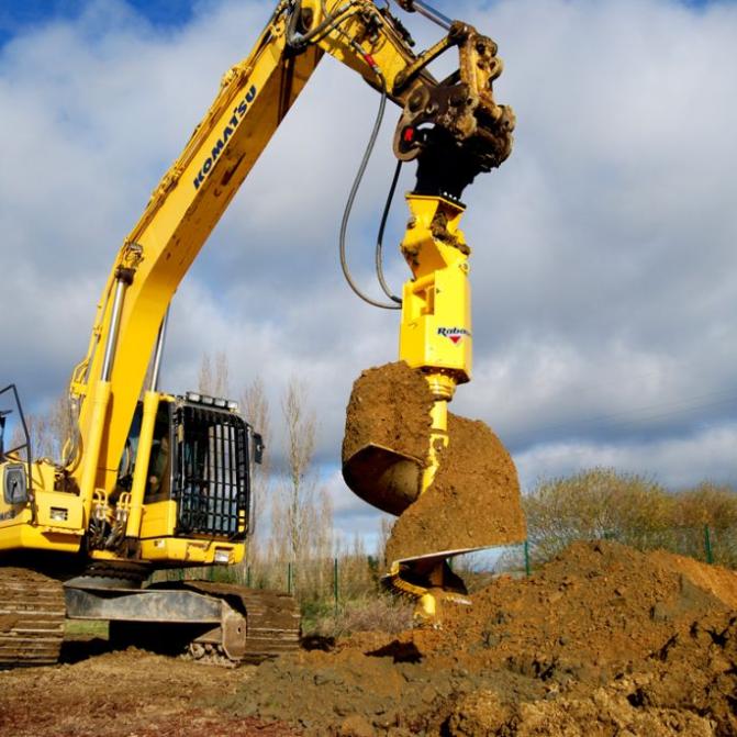 hydraulic-tmr-komatsu-excavator-auger