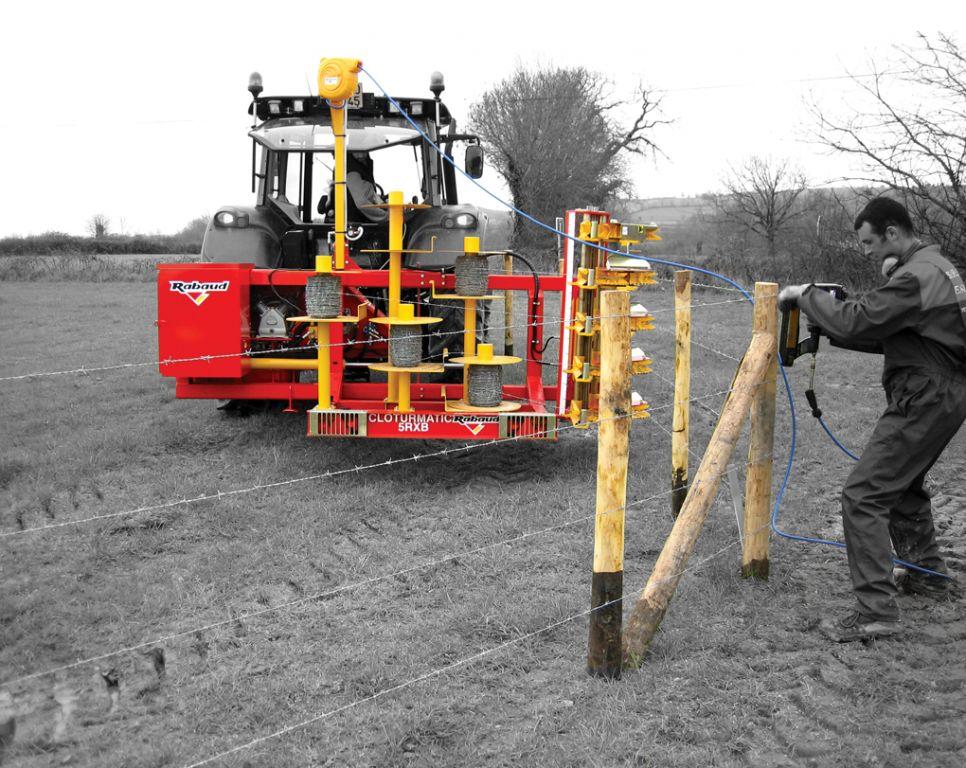 Barbed wire fencing machine discount