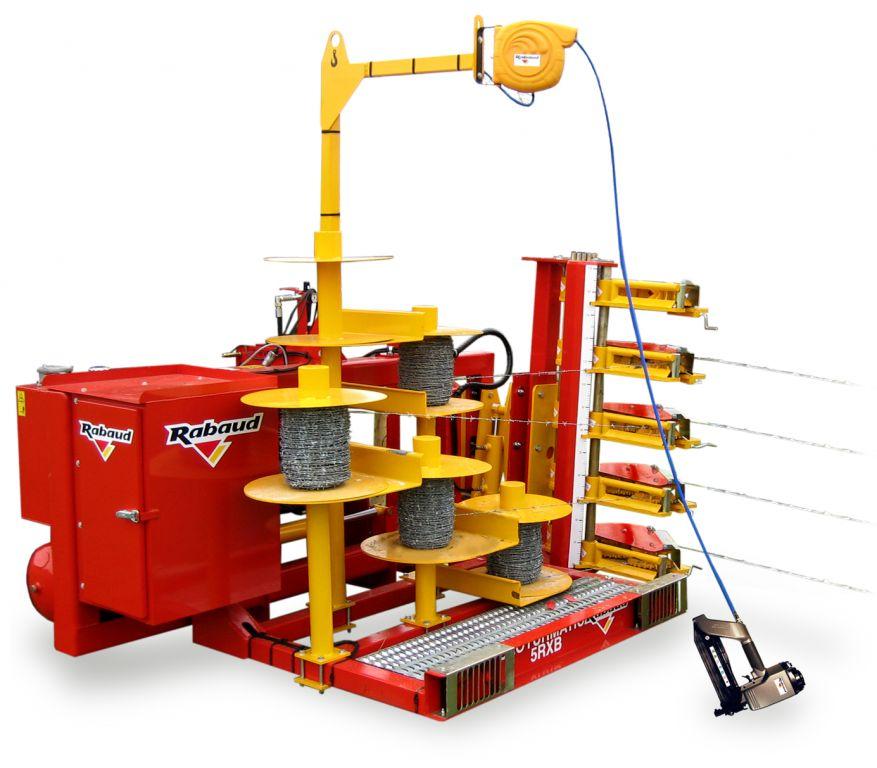 Barbed wire unwinding machine CLOTURMATIC RXB Rabaud
