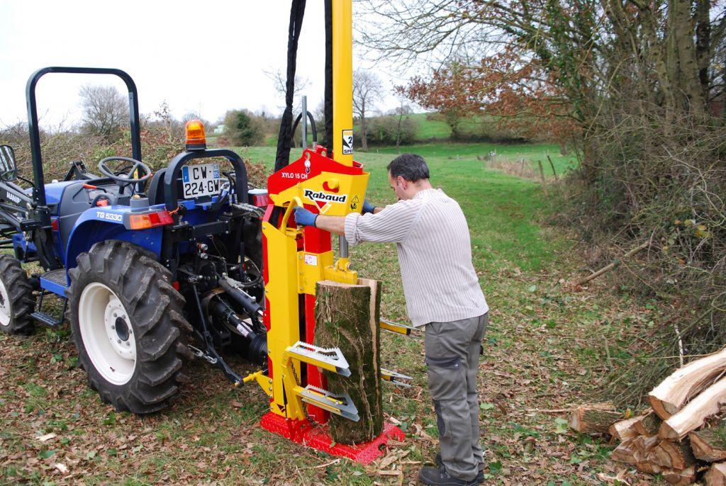 Fendeuse de bûches électrique XYLO 15 ET Triphasé - Rabaud