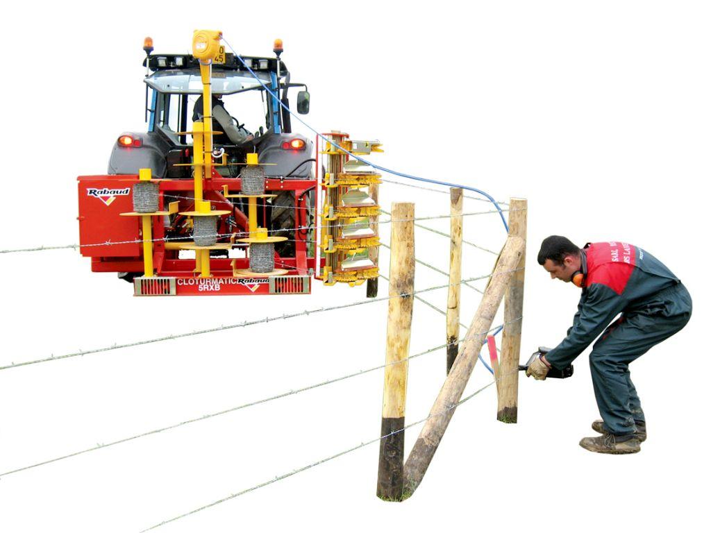 Barbed wire fencing machine discount