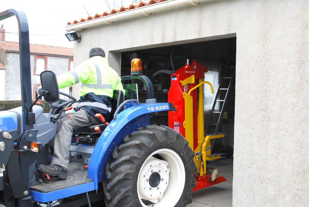 Fendeuse de bûches électrique XYLO 15 ET Triphasé - Rabaud