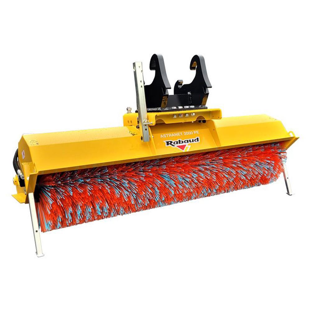 Aligning sweeper : TOWED 2 BROOMS | Rabaud